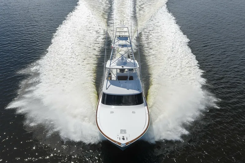 Slide: The Image of Viking 50 GETTIN' REEL - Aerial Running Shot 2009 Viking 50 Convertible - 7656506