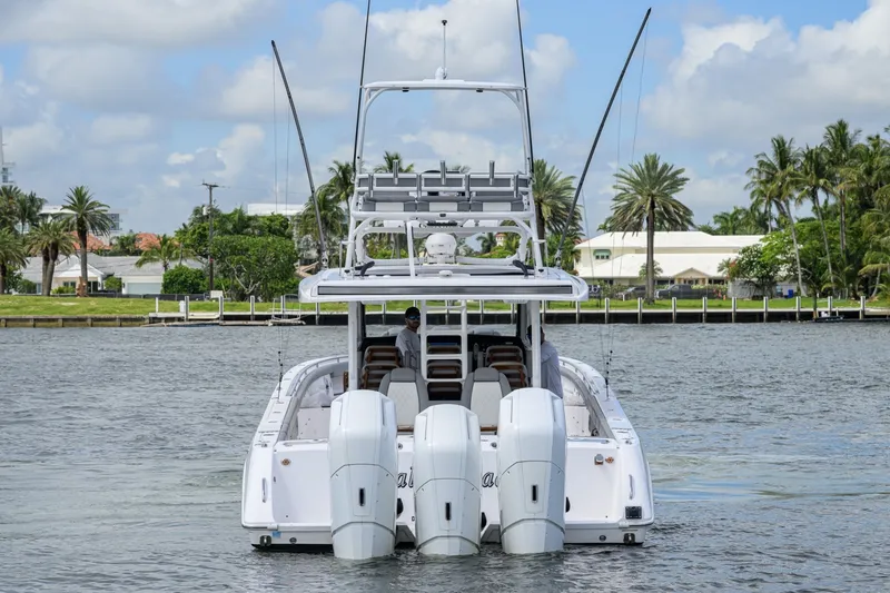 Slide: The Image of Everglades 45 GALLANT LADY - Aft Profile 2023 Everglades 455 Center Console GALLANT LADY - 7656363