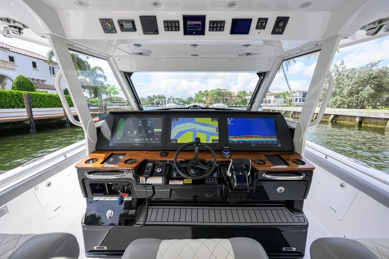Slide: The Image of Everglades 45 GALLANT LADY - Helm Station 2023 Everglades 455 Center Console GALLANT LADY - 7656335