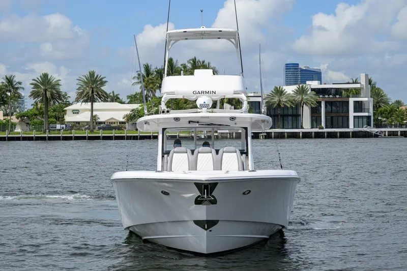 Slide: The Image of Everglades 45 GALLANT LADY - Bow Profile 2023 Everglades 455 Center Console GALLANT LADY - 7656362