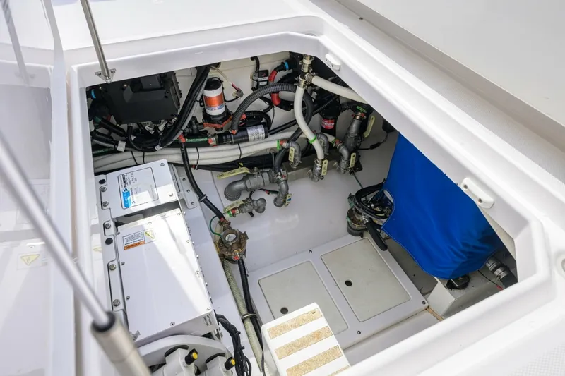 Slide: The Image of Everglades 45 GALLANT LADY - Engine Access 2023 Everglades 455 Center Console GALLANT LADY - 7656352