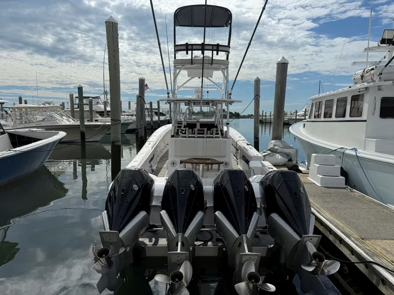 Slide: The Image of Front Runner 39 LONESOME COWBOY - Quad Engines 2021 Front Runner 39 Center Console LONESOME COWBOY - 6759516