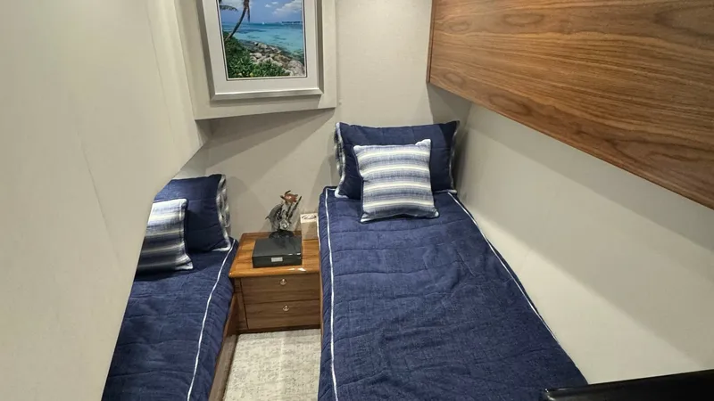 Slide: The Image of 2024 Viking 64 Convertible 'Southern Grace' Guest Stateroom - 6828767