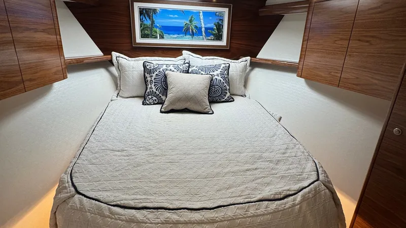 Slide: The Image of 2024 Viking 64 Convertible 'Southern Grace' Forward Stateroom - 6828766