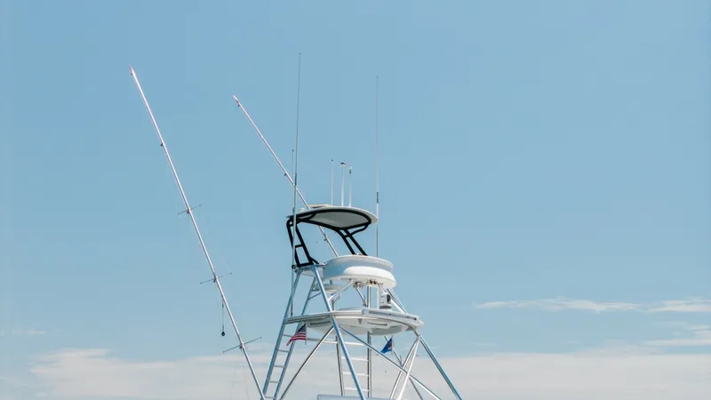 Slide: The Image of 2021 65 Hatteras GT On the DL Tower (1) - 7403486