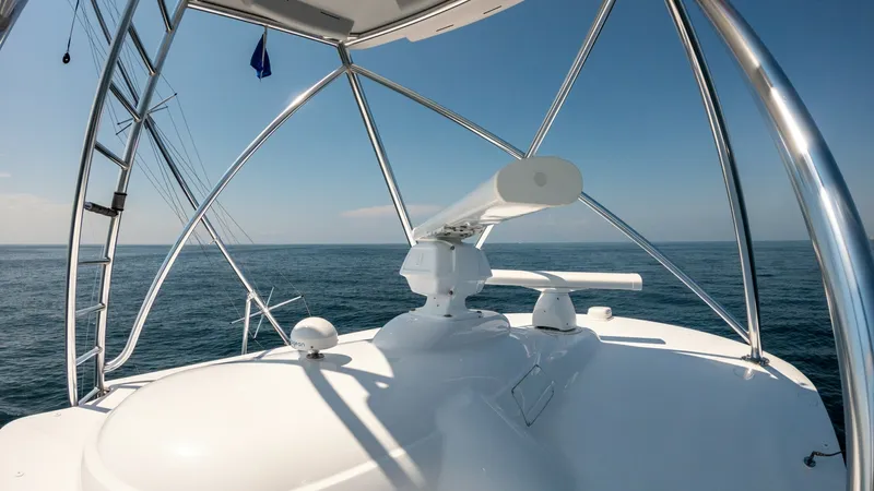 Slide: The Image of 2021 65 Hatteras GT On the DL Hardtop - 7403485