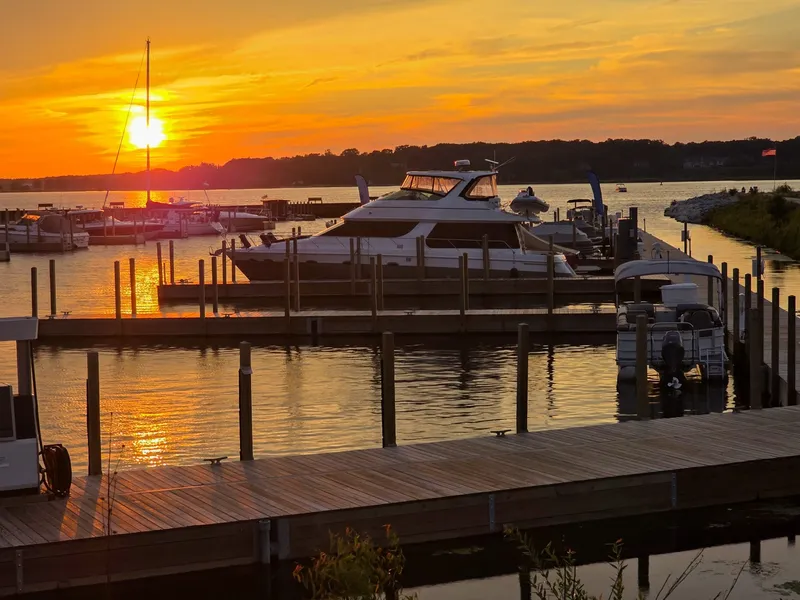 Slide: The Image of Carver Yachts 530 Voyager Sky Lounge 2002 - 7144142