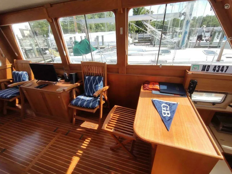 Slide: The Image of Grand Banks Eastbay 40 Flybridge 1996 - 6830069
