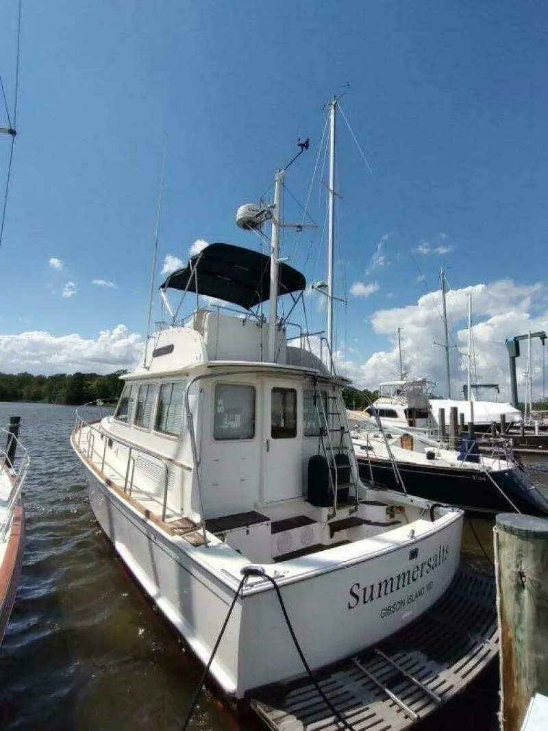 Slide: The Image of Grand Banks Eastbay 40 Flybridge 1996 - 6830029