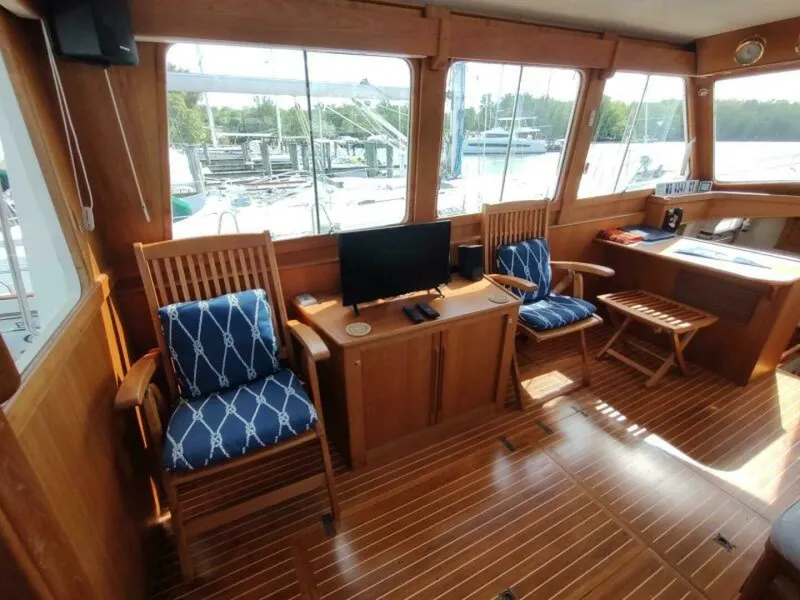Slide: The Image of Grand Banks Eastbay 40 Flybridge 1996 - 7384380