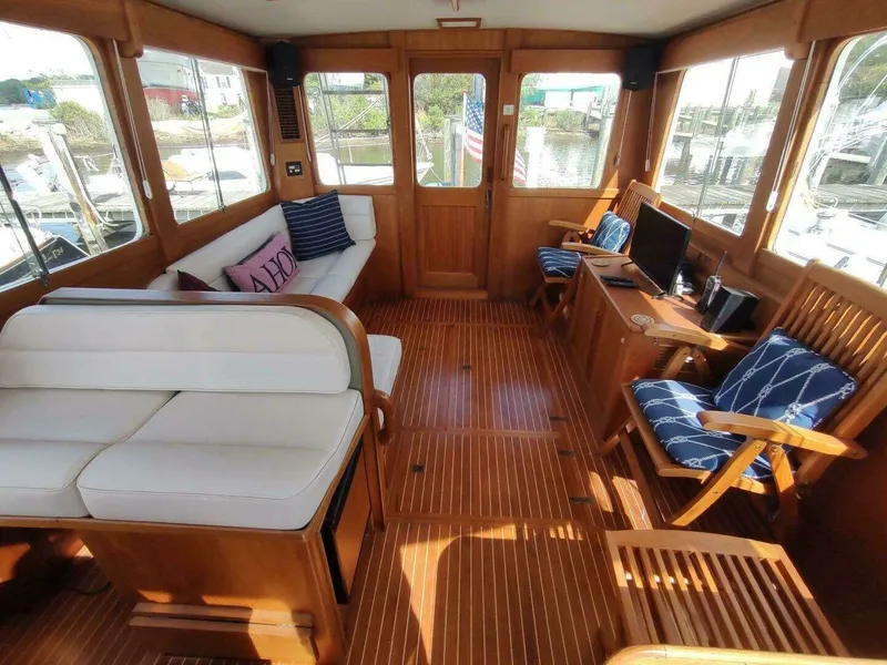 Slide: The Image of Grand Banks Eastbay 40 Flybridge 1996 - 6830058