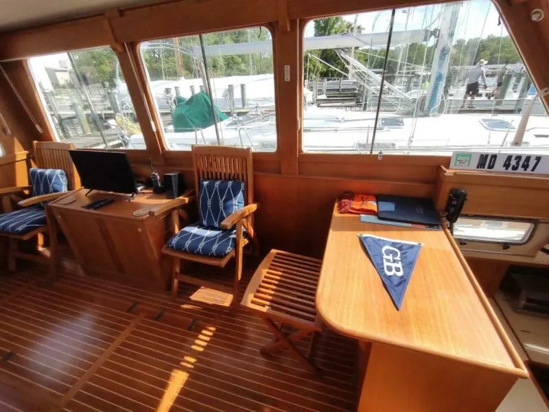 Slide: The Image of Grand Banks Eastbay 40 Flybridge 1996 - 7384385