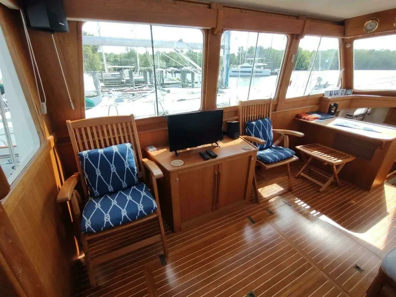 Slide: The Image of Grand Banks Eastbay 40 Flybridge 1996 - 6830064