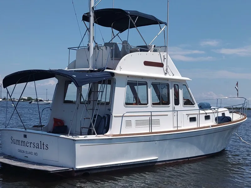 Slide: The Image of Grand Banks Eastbay 40 Flybridge 1996 - 6830138