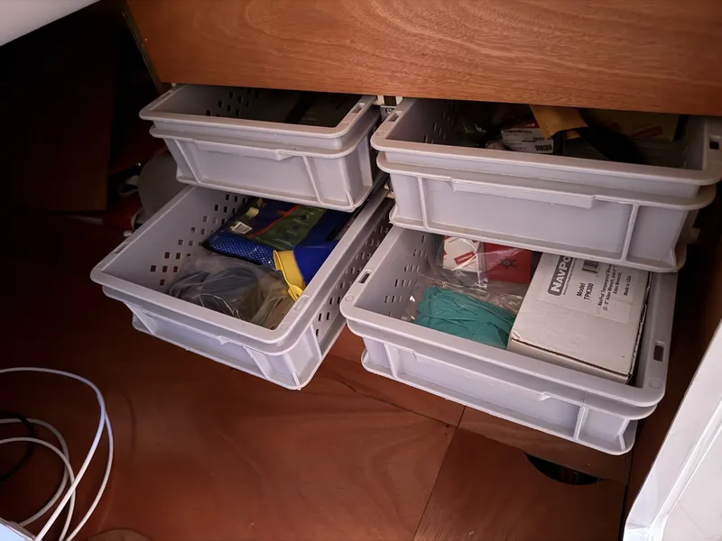 Slide: The Image of Jeanneau 36i Drawers in port quarter locker - 6853705