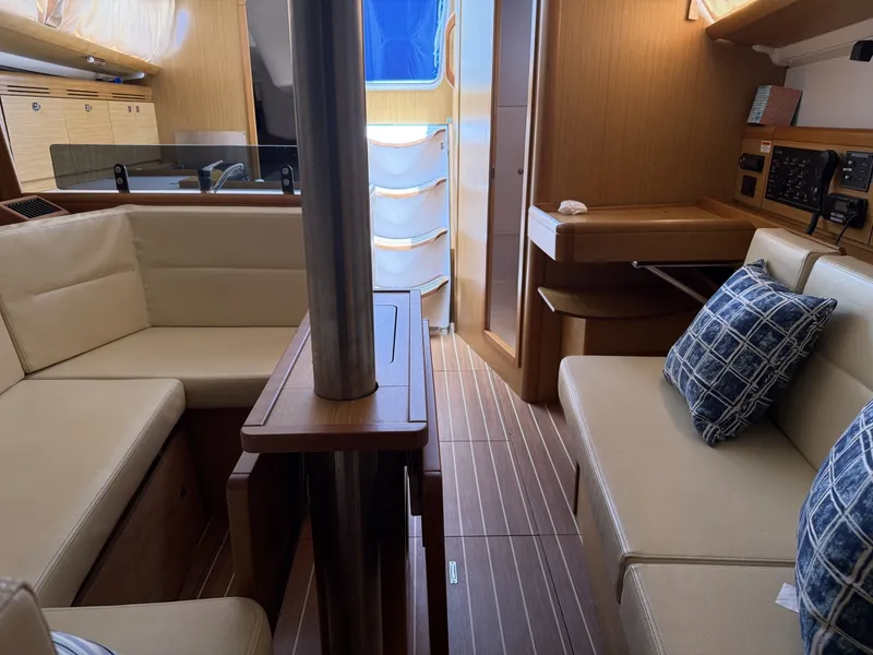 Slide: The Image of Jeanneau 36i Looking aft from forward cabin - 6853708