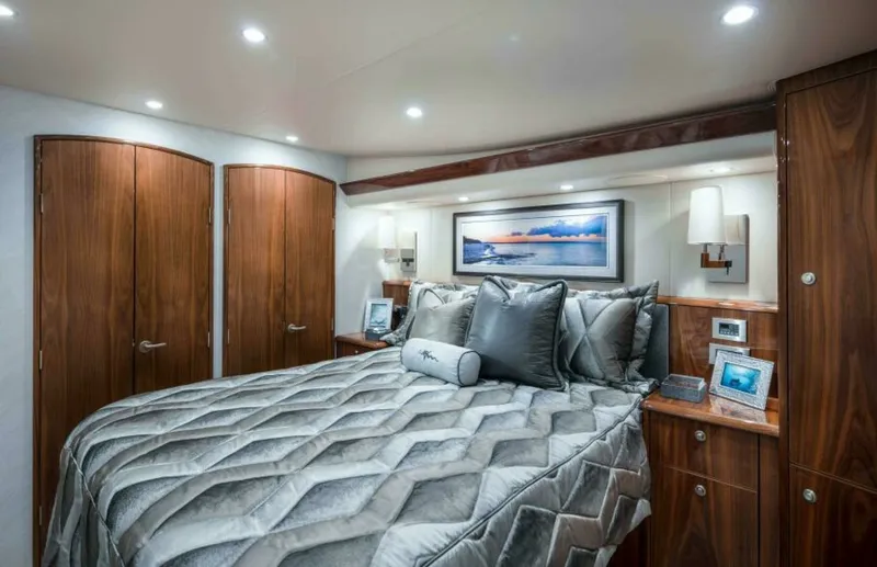 Slide: The Image of Viking 58 Convertible Master Stateroom 2026 Viking 58 Convertible - 7657357