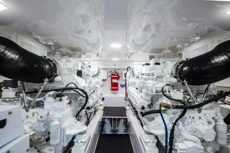Slide: The Image of Viking 58 Convertible Engine Room 2026 Viking 58 Convertible - 6844007