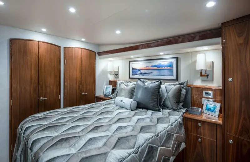 Slide: The Image of Viking 58 Convertible Master Stateroom 2026 Viking 58 Convertible - 6844110