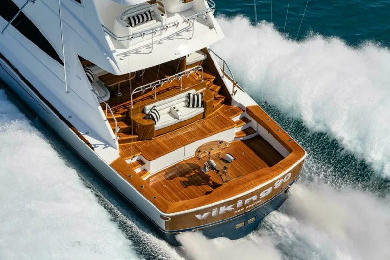 Slide: The Image of Viking 90 Sky Bridge - Running Shot 2027 Viking 90 Sky Bridge - 7657209