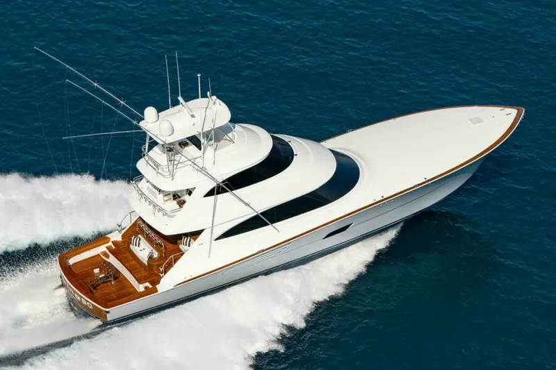 The Image of Viking 90 Skybridge - Running Profile 2027 Viking 90 Sky Bridge - 7657184