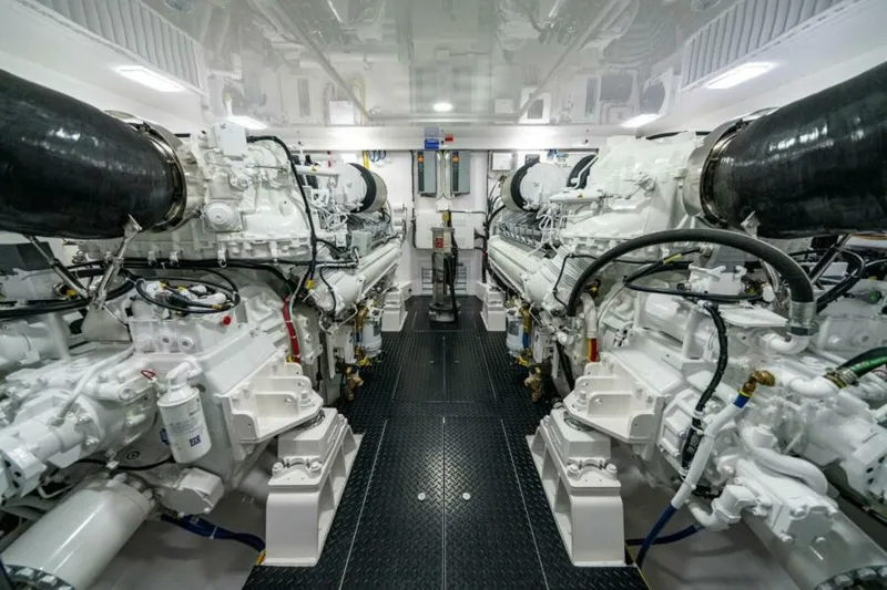 Slide: The Image of Viking 82 Convertible - Engine Room 2027 Viking 82 Convertible - 6844613