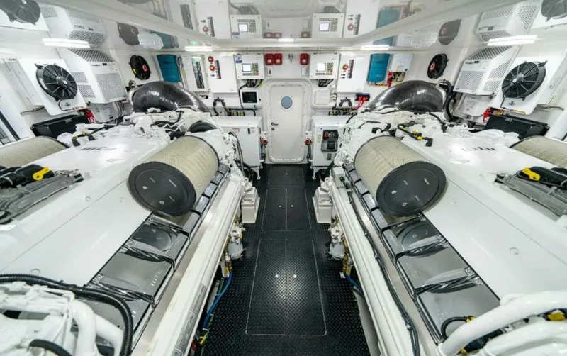 Slide: The Image of Viking 82 Convertible - Engine Room 2027 Viking 82 Convertible - 6844614