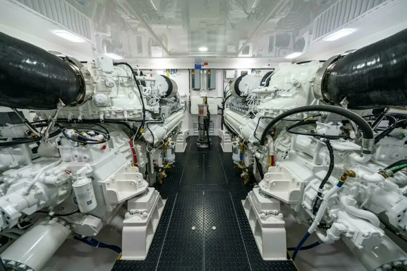 Slide: The Image of Viking 82 Convertible - Engine Room 2027 Viking 82 Convertible - 7657256