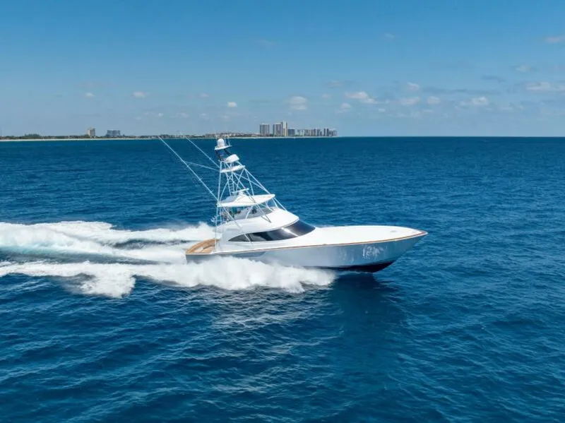 Slide: The Image of Viking 74 Convertible - Running Exterior Profile 2027 Viking 74 Convertible - 6844624