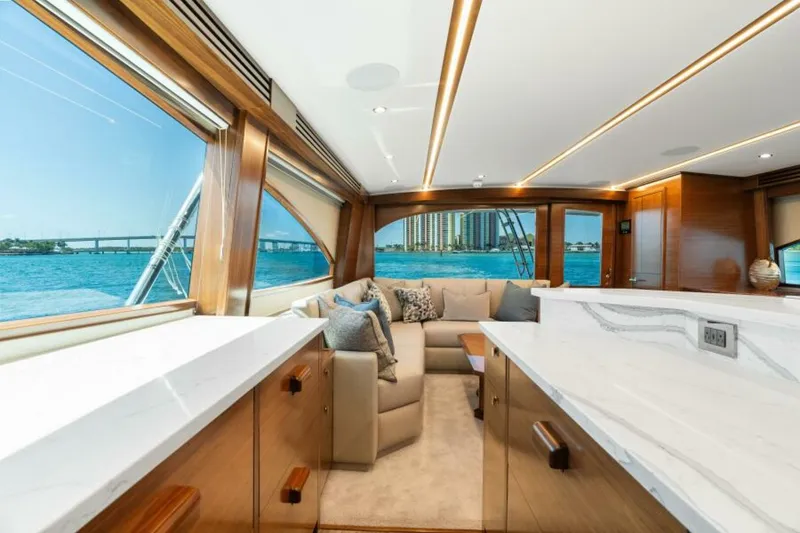 Slide: The Image of Viking 74 Convertible - Galley 2027 Viking 74 Convertible - 6844651