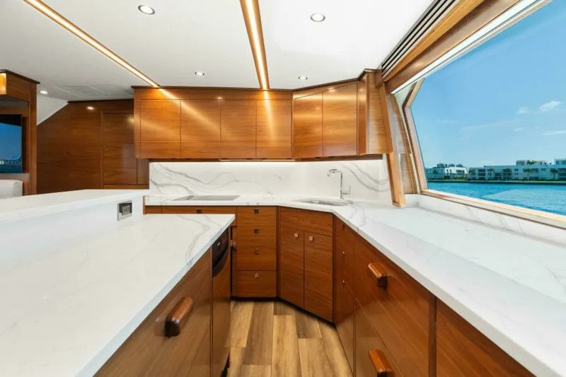 Slide: The Image of Viking 74 Convertible - Galley 2027 Viking 74 Convertible - 7657311