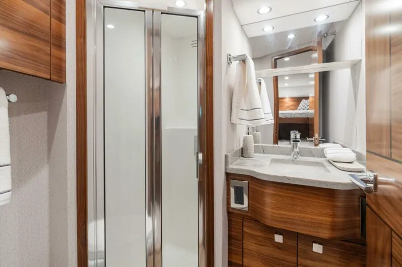 Slide: The Image of Viking 74 Convertible - Crew Stateroom Ensuite Head 2027 Viking 74 Convertible - 6844646