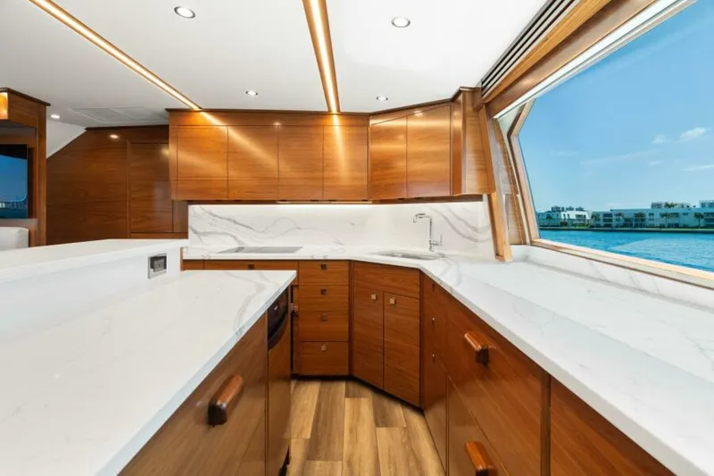 Slide: The Image of Viking 74 Convertible - Galley 2027 Viking 74 Convertible - 6844652
