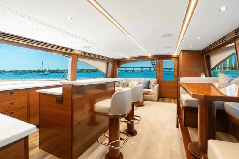 Slide: The Image of Viking 74 Convertible - Galley 2027 Viking 74 Convertible - 6844649