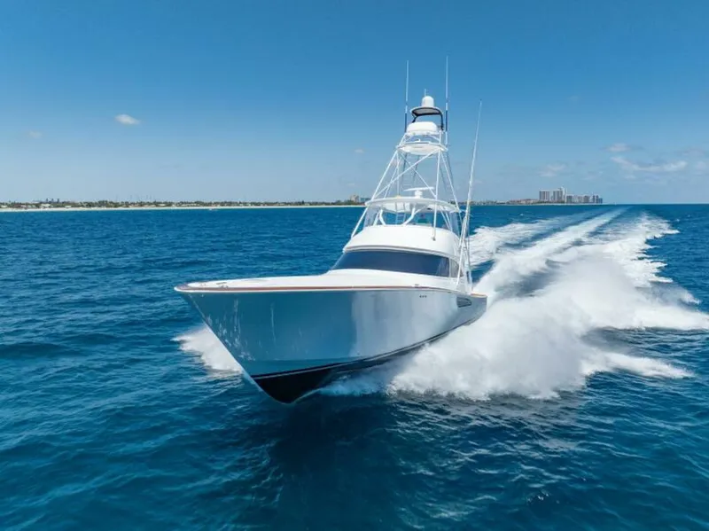 Slide: The Image of Viking 74 Convertible - Running Exterior Profile 2027 Viking 74 Convertible - 6844621