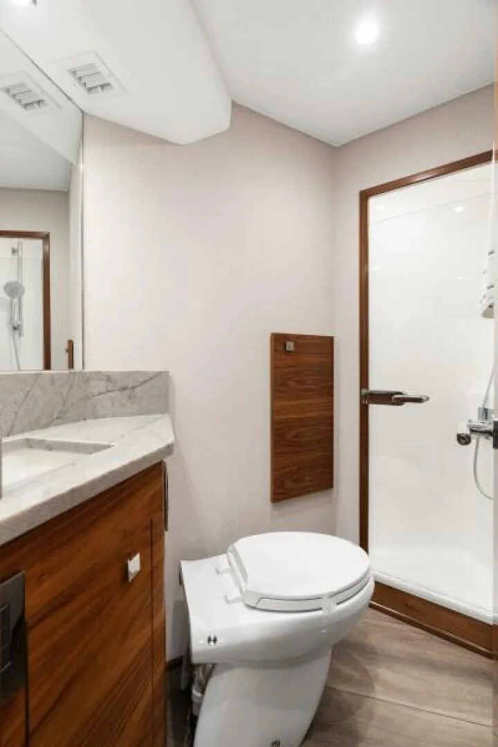 Slide: The Image of Viking 74 Convertible - Ensuite head 2027 Viking 74 Convertible - 6844638