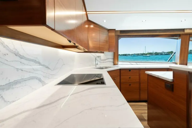 Slide: The Image of Viking 74 Convertible - Galley 2027 Viking 74 Convertible - 6844650