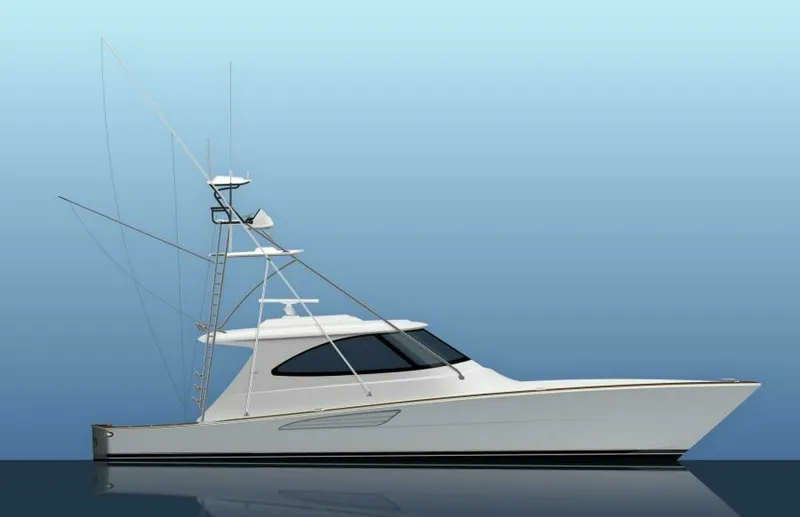 The Image of Viking 64 Sport Tower - Profile Rendering 2026 Viking 64 Sport Tower - 7657334