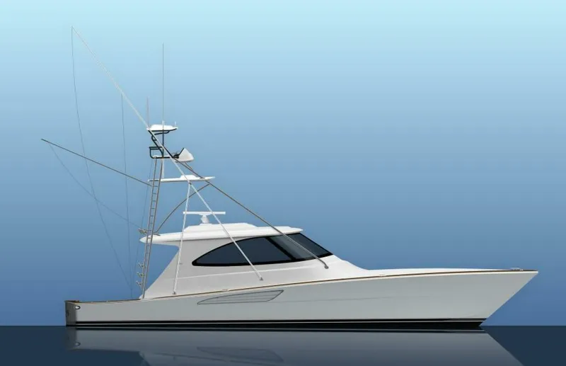 The Image of Viking 64 Sport Tower - Profile Rendering 2026 Viking 64 Sport Tower - 6844727