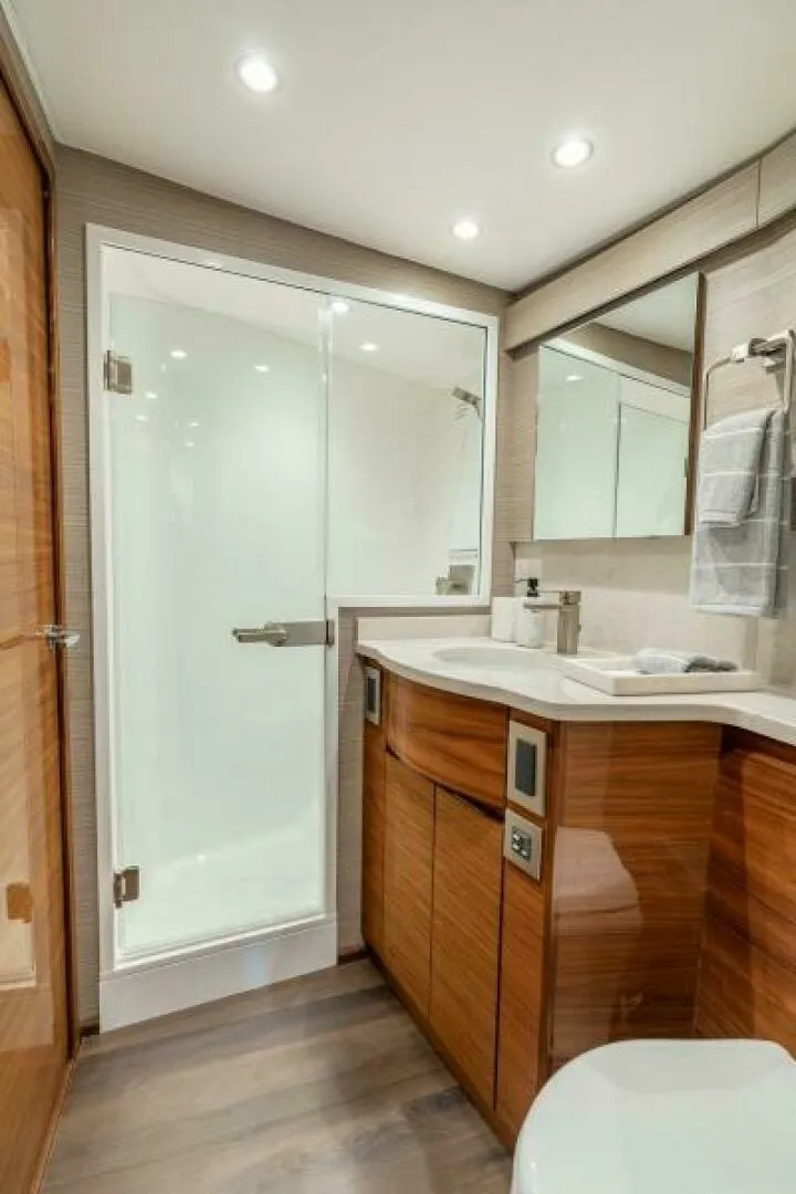 Slide: The Image of Viking 54 Convertible - Ensuite Head 2027 Viking 54 Convertible - 7657446