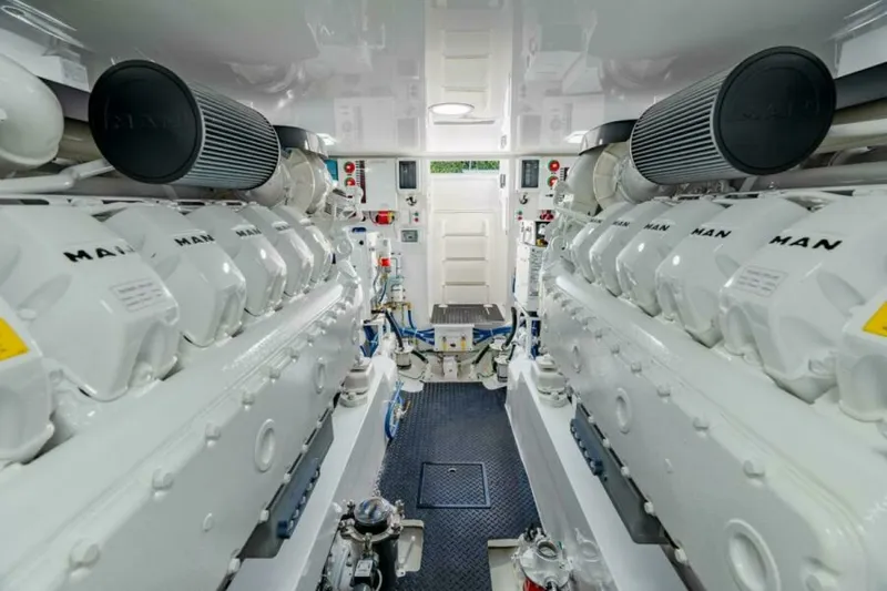 Slide: The Image of Viking 54 Convertible - Engine Room 2027 Viking 54 Convertible - 7657471
