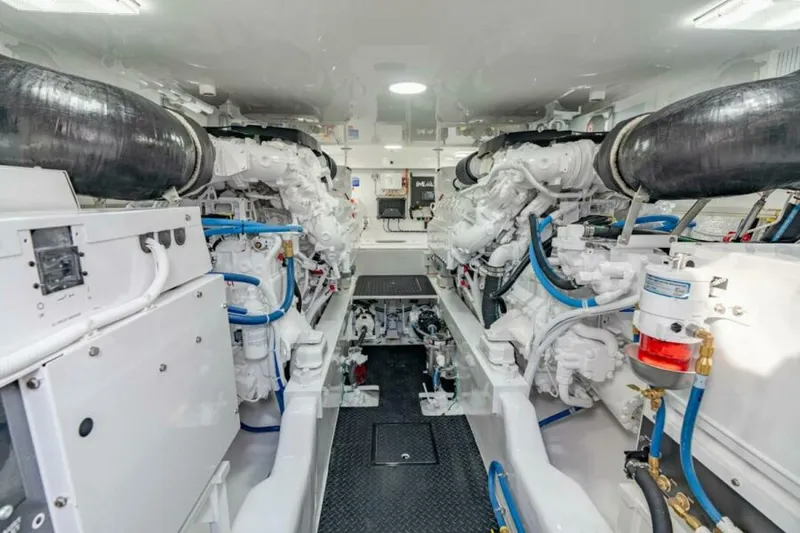 Slide: The Image of Viking 54 Convertible - Engine Room 2027 Viking 54 Convertible - 6844848