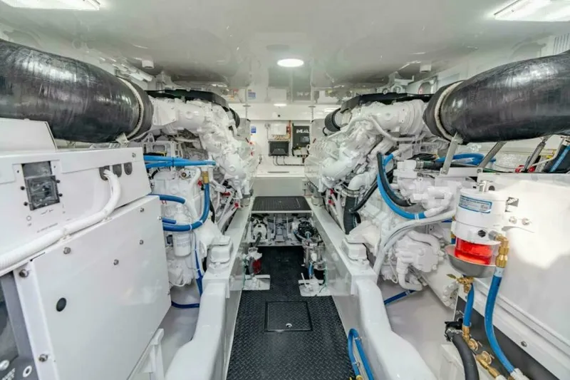 Slide: The Image of Viking 54 Convertible - Engine Room 2027 Viking 54 Convertible - 7657470