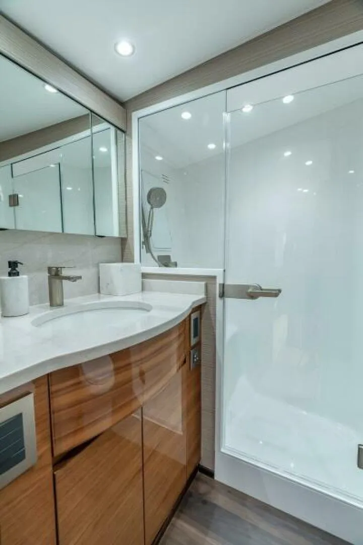 Slide: The Image of Viking 54 Convertible - Master Ensuite Stateroom 2027 Viking 54 Convertible - 6844823