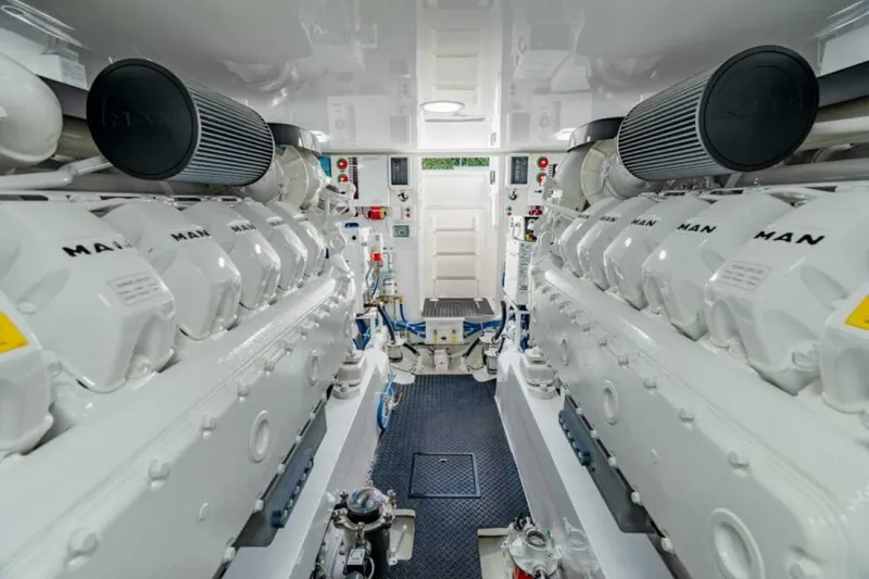 Slide: The Image of Viking 54 Convertible - Engine Room 2027 Viking 54 Convertible - 6844849
