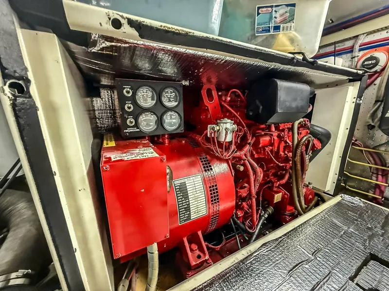 Slide: The Image of DeFever 49 12.5 Generator Cover Off - 7404462