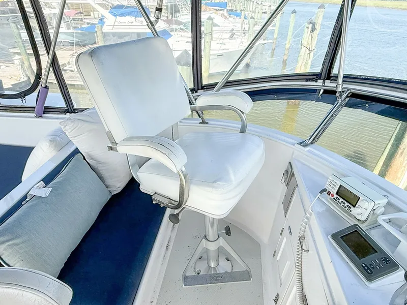 Slide: The Image of DeFever 49 FB port helm chair - 7404393