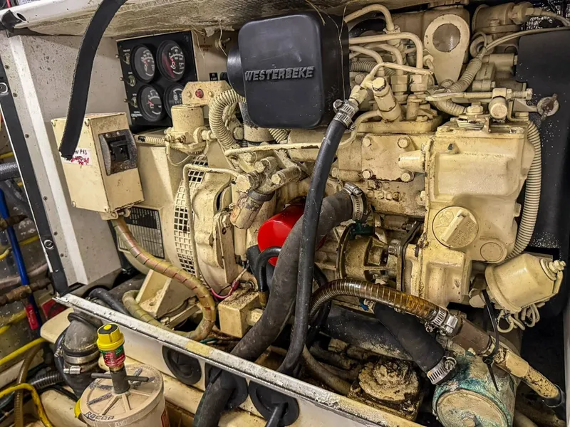 Slide: The Image of DeFever 49 5KW Generator Cover Off - 7404465