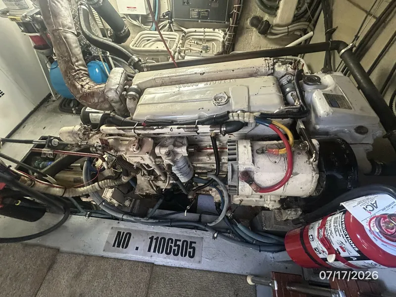 Slide: The Image of 48' Hatteras port main engine1 - 6885911