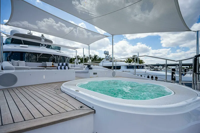 Slide: The Image of Benetti 132 - Cofina - Exterior Bridge Deck Jacuzzi 2016 Benetti 132 Motor Yacht - Cofina - 6888179